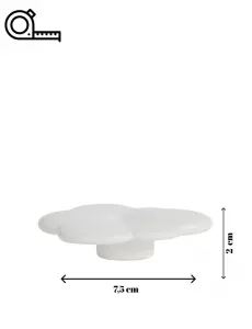 Decorative Handle Cloud Handle - White
