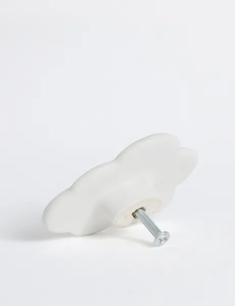 Decorative Handle Cloud Handle - White