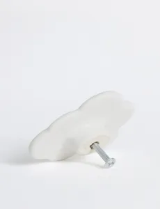 Decorative Handle Cloud Handle - White