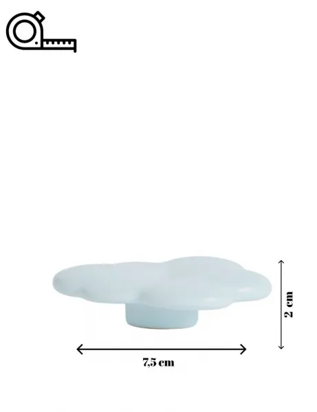 Decorative Handle Cloud Handle - Blue