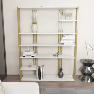 Knižnica Jenny - White, Gold