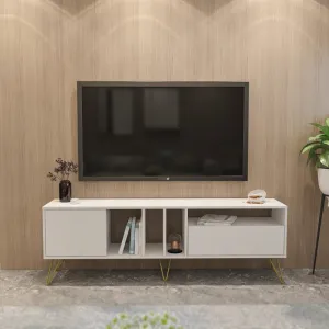 TV stolík Mistico (180) - White, Gold