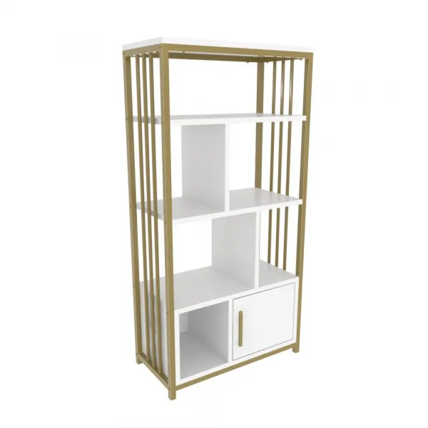 Knižnica Valero - White, Gold