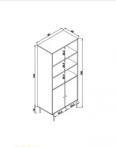 Knižnica Jüt Bookshelf