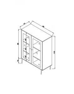 Príborník Jüt Sideboard