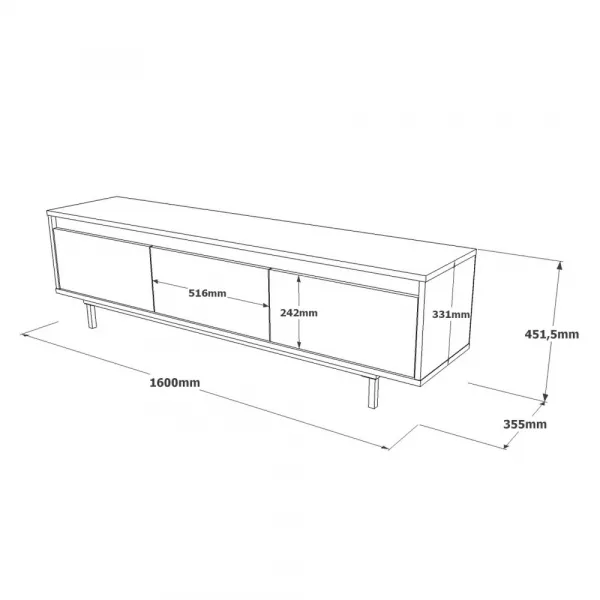 TV stolík LV1-RL