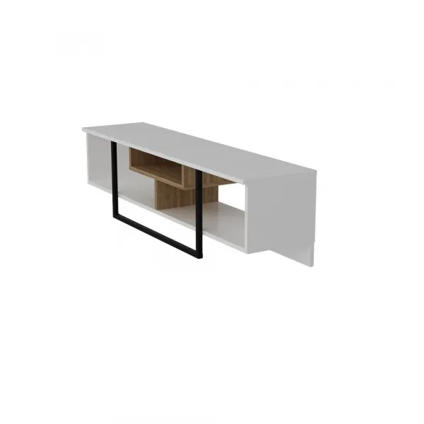 TV stolík Asal (150) - White, Ud, Black
