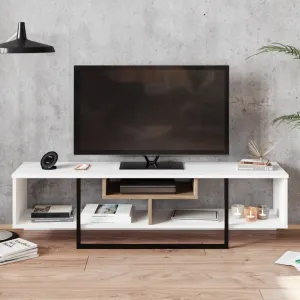 TV stolík Asal (150) - White, Ud, Black