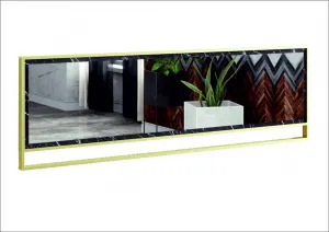 Decorative Chipboard Mirror Polka 2 - Black