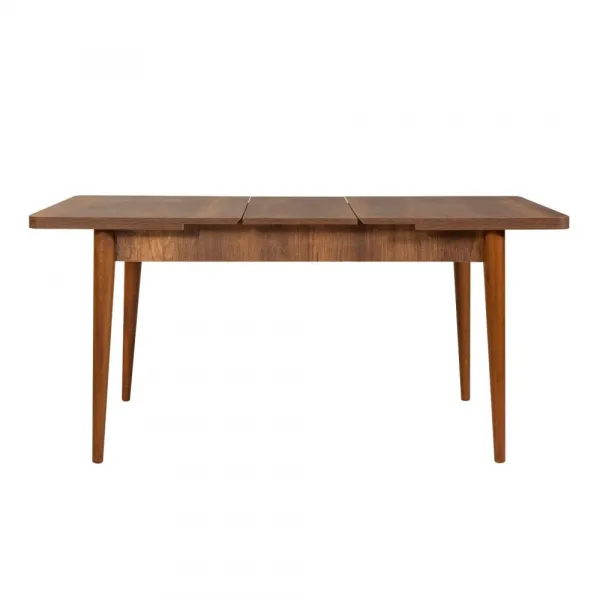 Jedálenský set s rozkladacím stolom a stoličkami (5 kusov) Vina Walnut Stone