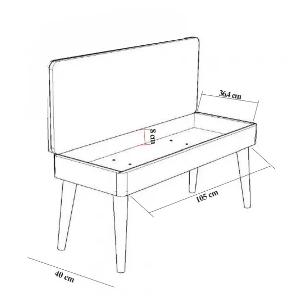 Hallway Furniture Set Vegas Sonomo - 930 - 1070