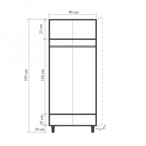 Šatníková skriňa Lidya 2 -977
