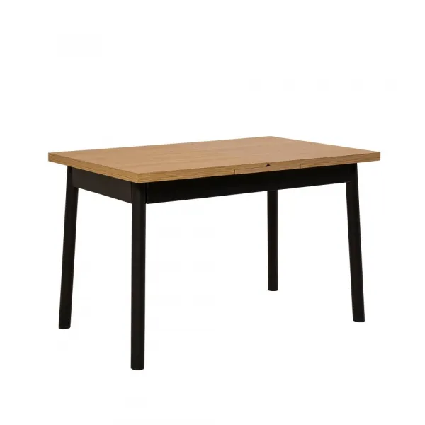 Extendable Dining Table Oliver Open - Karina Black