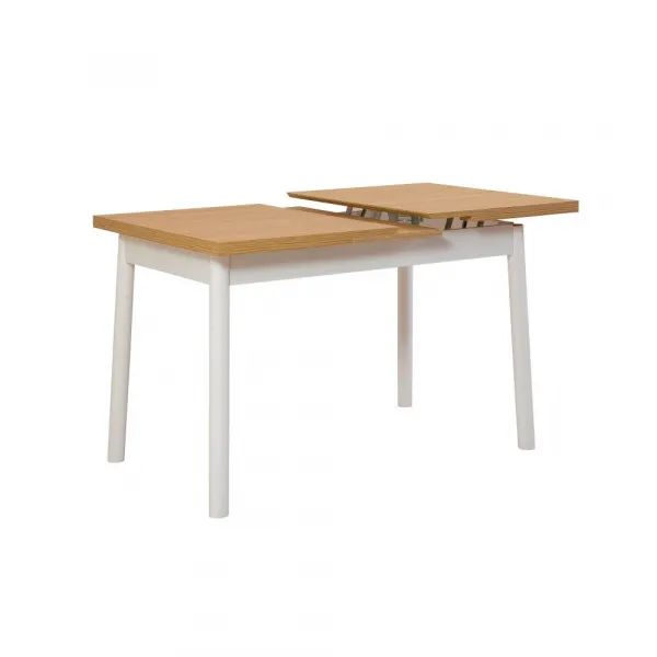 Extendable Dining Table Oliver Open - Karina White