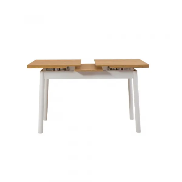 Extendable Dining Table Oliver Open - Karina White