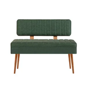 Kalune Design Lavice VINA II s úložným prostorem 110 cm borovice atlantic/tmavě zelená