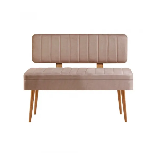 Kalune Design Lavice VINA II s úložným prostorem 110 cm borovice atlantic/béžová