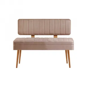 Kalune Design Lavice VINA II s úložným prostorem 110 cm borovice atlantic/béžová