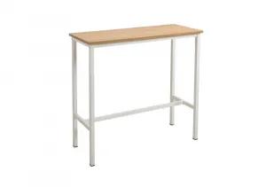 Bar Table & Stool Set (3 Pieces) Mola Set 100 - Karina White