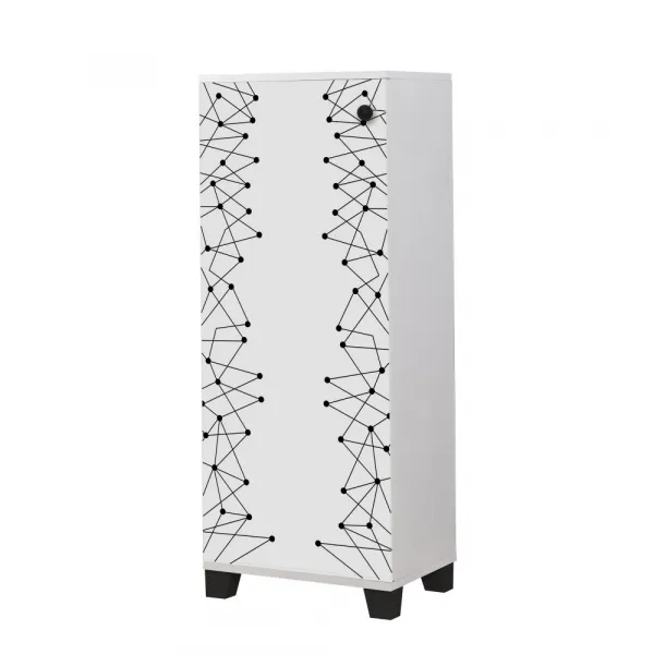 Skrinka na topánky / Botník Filinta 801 - White