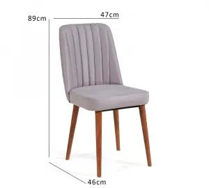 Stolička Vina Sandalye Soho, Walnut