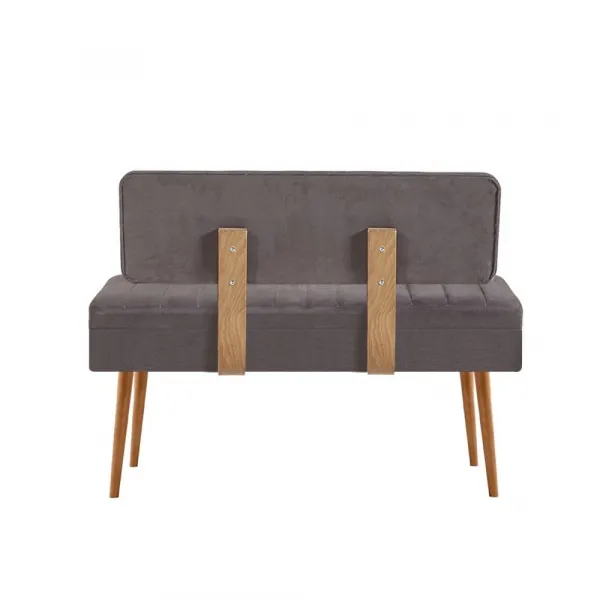 Kalune Design Lavice VINA II s úložným prostorem 110 cm borovice atlantic/antracitově šedá