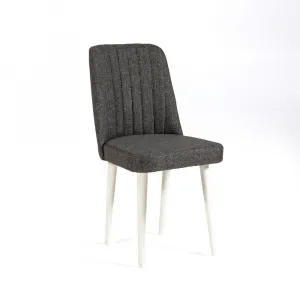 Stolička Vina Sandalye Anthracite, White