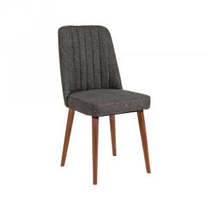Stolička Vina Sandalye Anthracite, Walnut