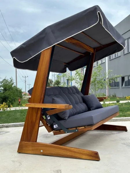 Garden Triple Swing Chair Sia 2400 - Anthracite