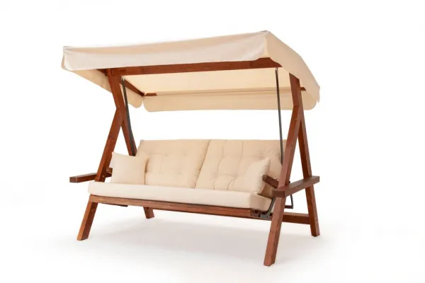 Garden Triple Swing Chair Lyon 2400 - Beige