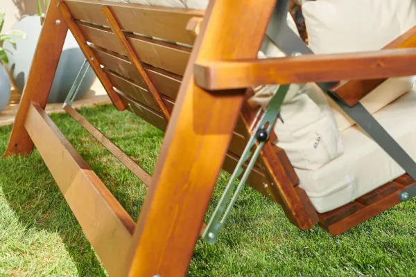 Garden Triple Swing Chair Lyon 2400 - Beige