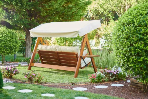 Garden Triple Swing Chair Lyon 2400 - Beige