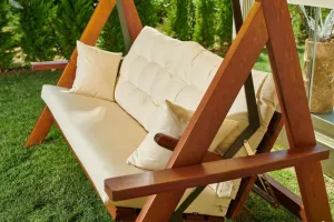 Garden Triple Swing Chair Lyon 2400 - Beige