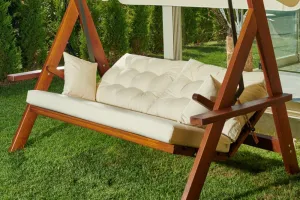 Garden Triple Swing Chair Lyon 2400 - Beige