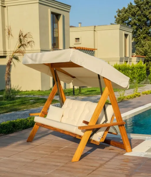 Garden Triple Swing Chair Lyon 2400 - Beige
