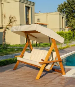 Garden Triple Swing Chair Lyon 2400 - Beige