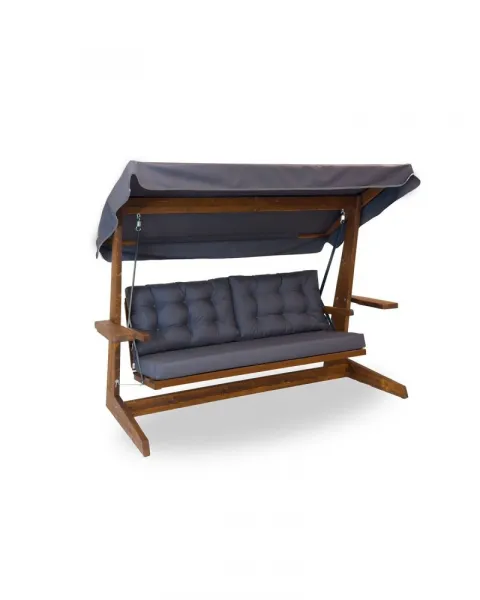 Garden Triple Swing Chair Viva 2400 - Anthracite