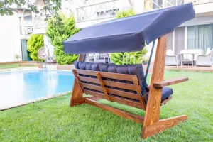 Garden Triple Swing Chair Viva 2400 - Anthracite