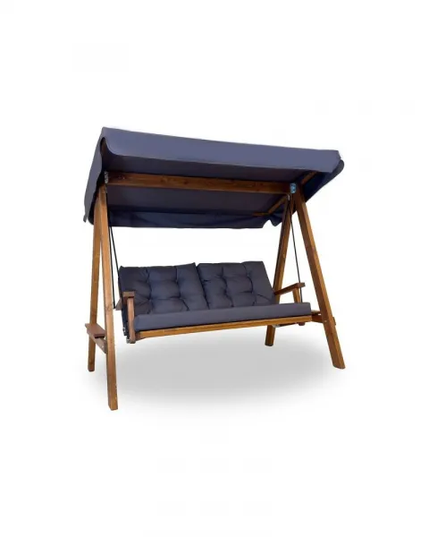 Garden Double Swing Chair Pera 2000 - Anthracite