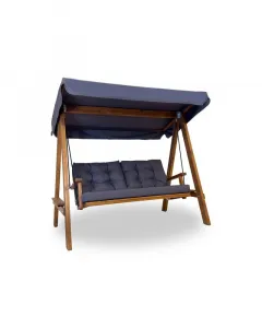 Garden Double Swing Chair Pera 2000 - Anthracite