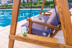 Garden Double Swing Chair Pera 2000 - Anthracite