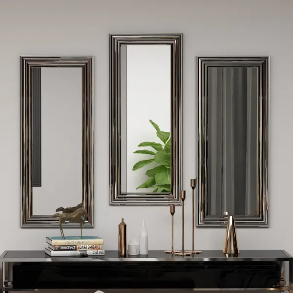 Mirror Set (3 Pieces) Lavia - Silver