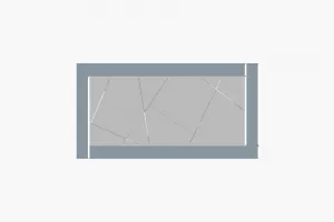 Zrkadlo Pierre - Fume, White