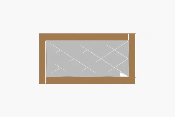 Zrkadlo Pierre - Bronze, White v2