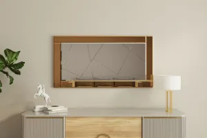 Zrkadlo Pierre - Bronze, White