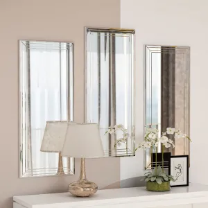 Decorative Mirror Set (3 Pieces) Mini Neom - Transparent