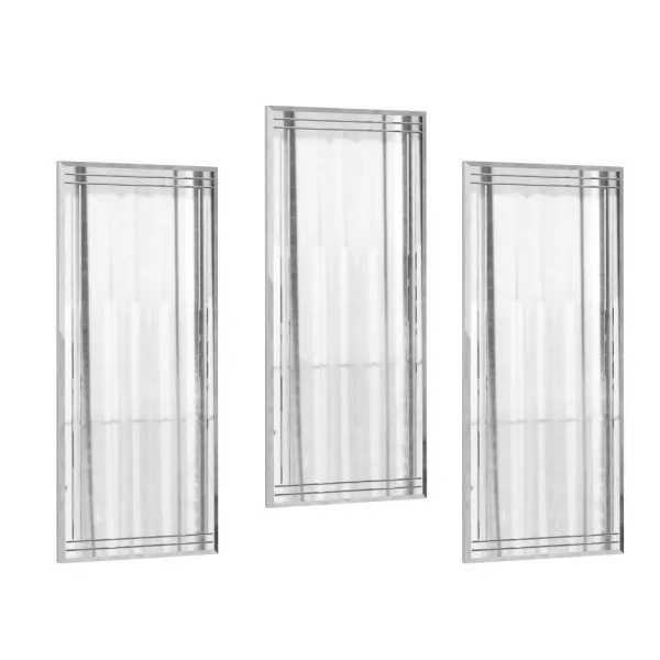 Decorative Mirror Set (3 Pieces) Mini Buhem - Transparent