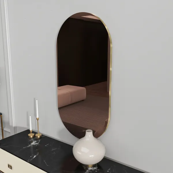 Zrkadlo Riors - Bronze, Gold
