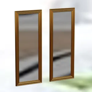 Mirror Set (2 Pieces) Candy - Gold