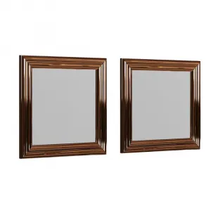Mirror Set (2 Pieces) Bale - Bronze
